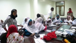 Gedaref- Midwives during the training session